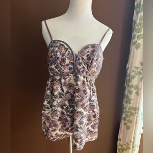 Target, Size L, Color: Purple Print